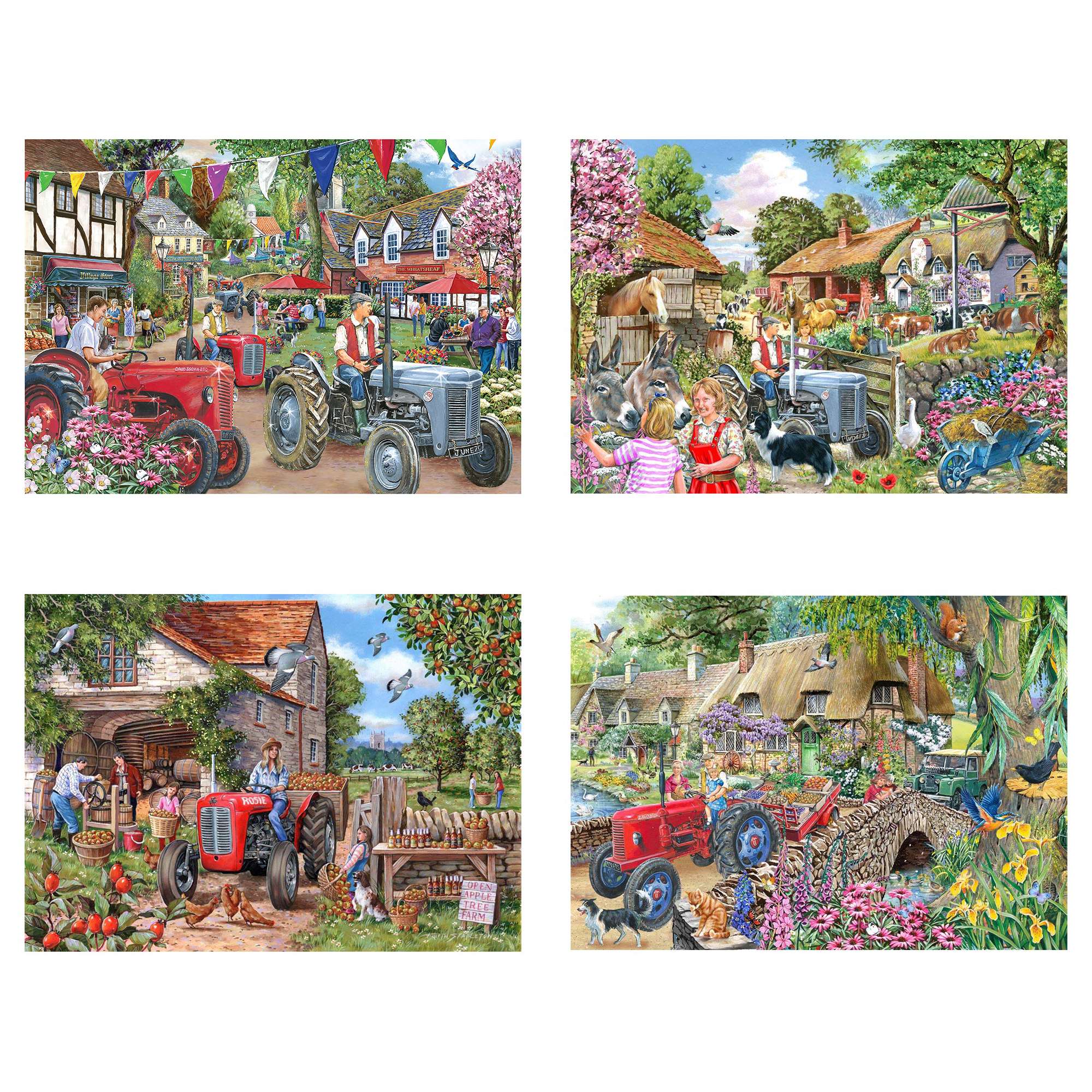 Farmers Friends - 4 X Big 250 Piece Puzzle