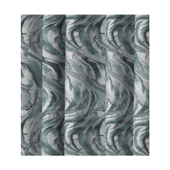 Faro Mint Polar Fleece Lined Eyelet Curtains – 90 × 90 (229 × 229 cm) - Image 3