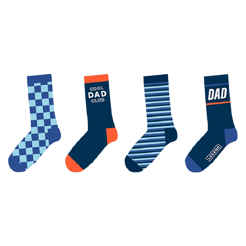 Father's Day Dad Socks Gift Set 4PK - Image 2