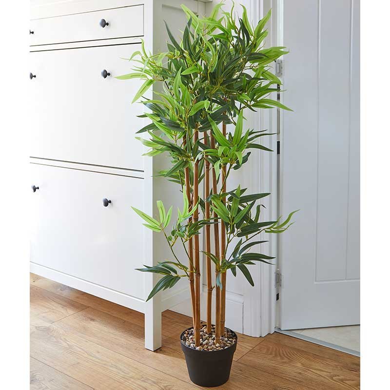 Faux Bamboo Plant in Pot – 120cm