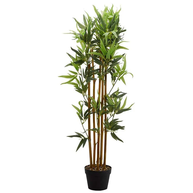Faux Bamboo Plant in Pot – 120cm - Image 2