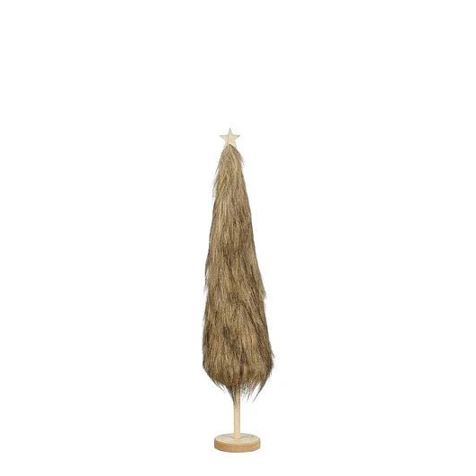 Faux Fur Christmas Tree on Stand 45cm Tall