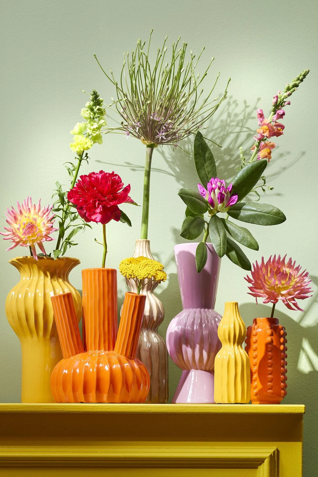 Felipe Yellow Vase 30cm - Image 2