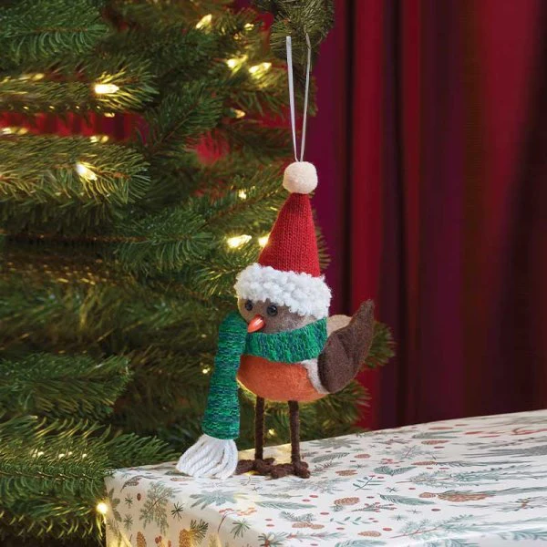 Festive Robin Tree Decoration 20CM