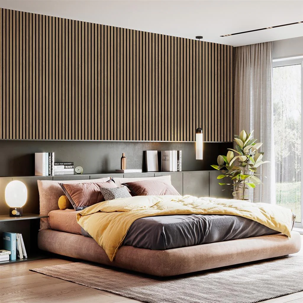 Fibrotech Basic Acoustic Panel 2.44mx605x22mm Oiled Oak - Image 4