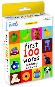 First 100 Words Matching Card Game