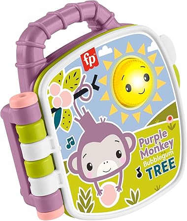 Fisher-Price Baby Purple Monkey Musical Storybook - Image 2