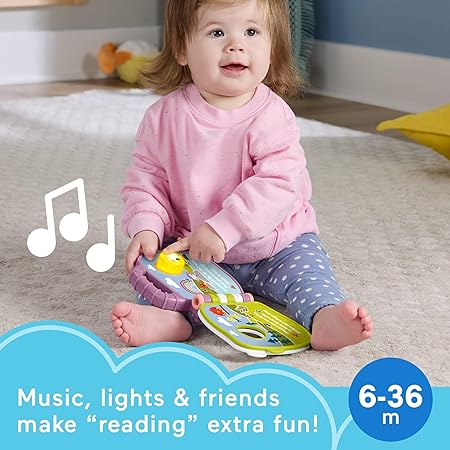 Fisher-Price Baby Purple Monkey Musical Storybook - Image 4