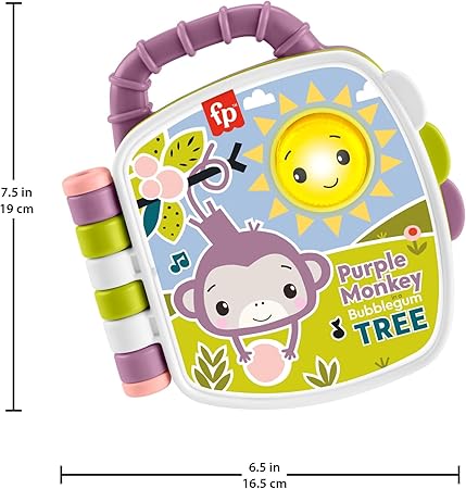 Fisher-Price Baby Purple Monkey Musical Storybook - Image 5