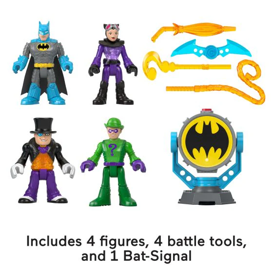 Fisher Price Imaginext Dc Super Friends Bat-Tech Bat-Signal Multipack