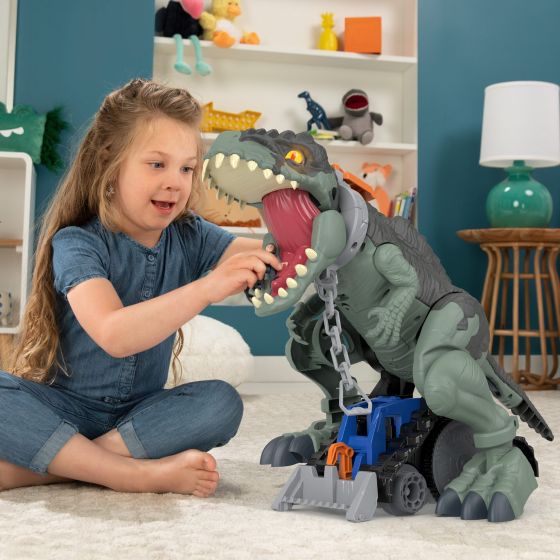 Fisher Price Imaginext Jurassic World Domination Tv Driver Dino