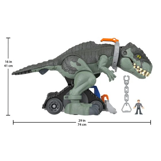 Fisher Price Imaginext Jurassic World Domination Tv Driver Dino - Image 3