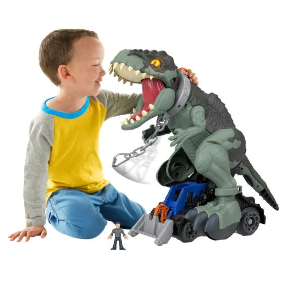 Fisher Price Imaginext Jurassic World Domination Tv Driver Dino - Image 5