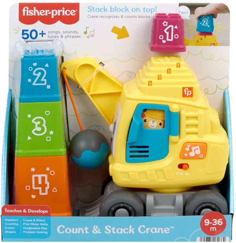 Fisher Price Stack Count Excavator