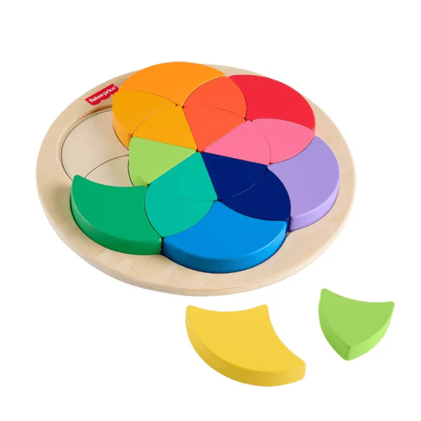 Fisher Price Wooden Colour Wheel Puzzle