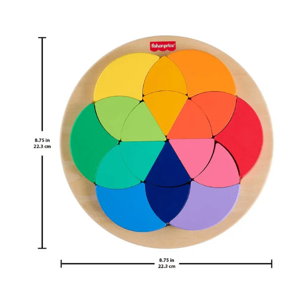 Fisher Price Wooden Colour Wheel Puzzle - Image 2