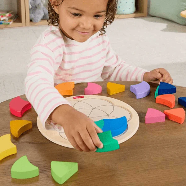 Fisher Price Wooden Colour Wheel Puzzle - Image 3