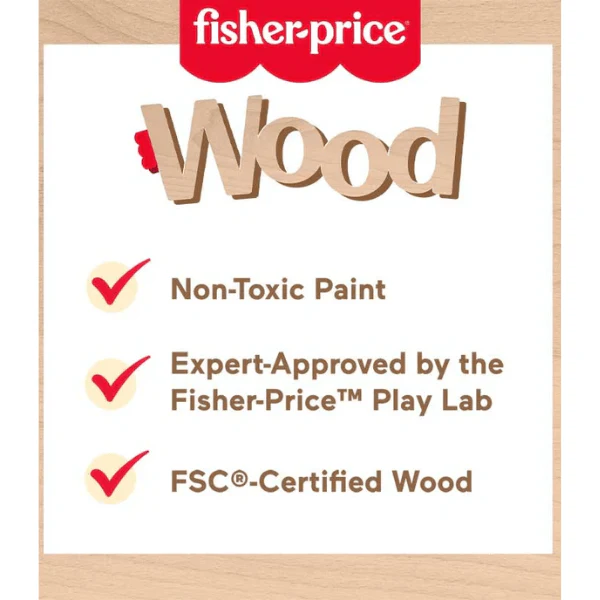 Fisher Price Wooden Colour Wheel Puzzle - Image 5