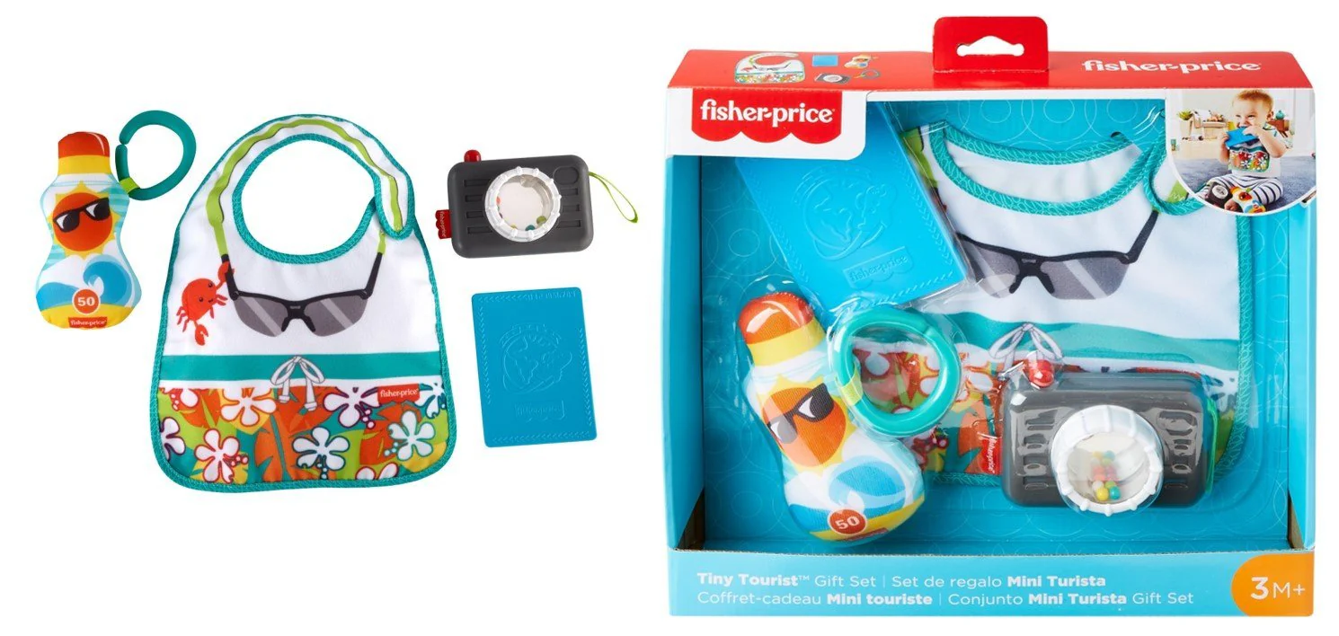 FisherPrice Tiny Tourist Travel Humour Gift Set