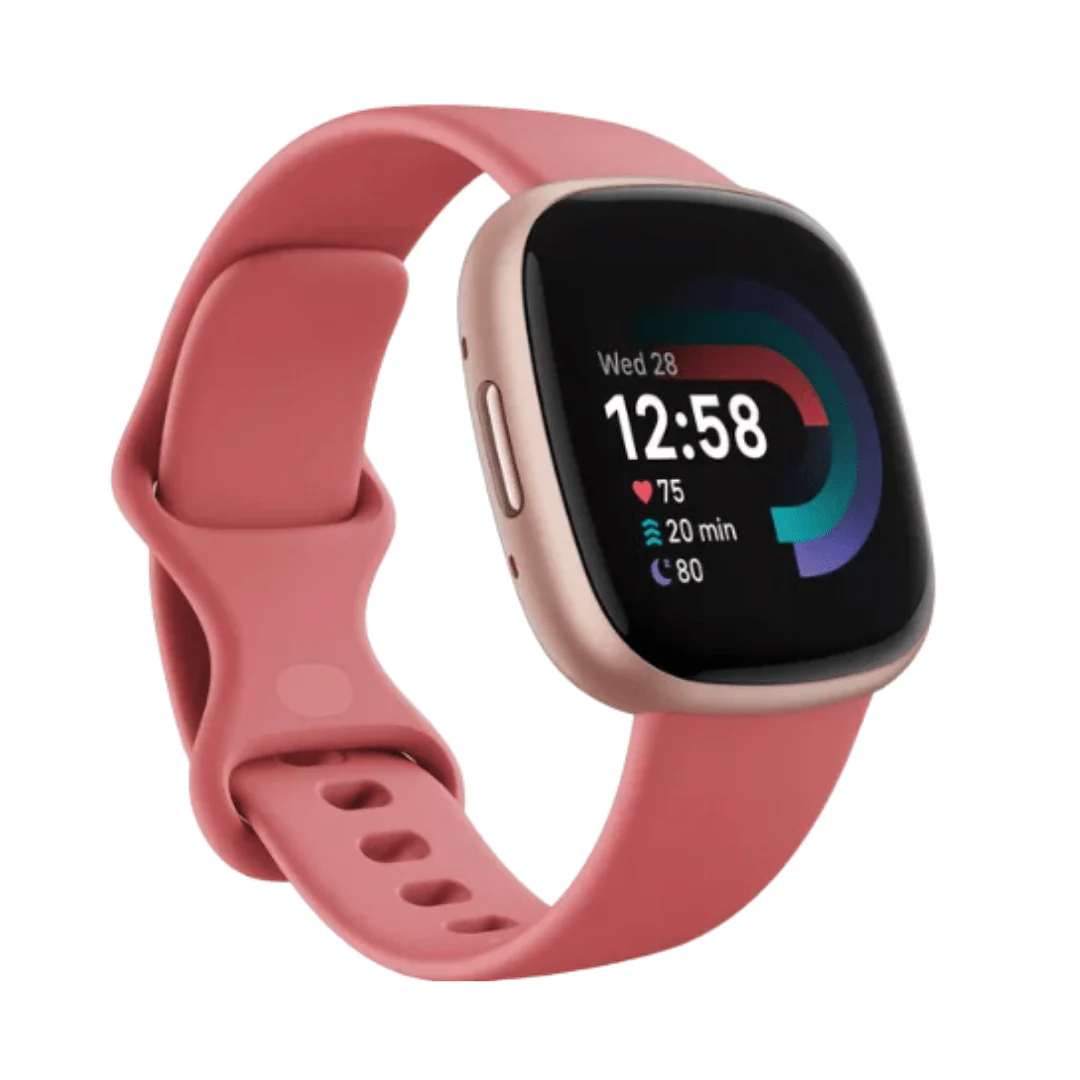 Fitbit Versa 4 Smart Watch - Pink Sand/Copper Rose