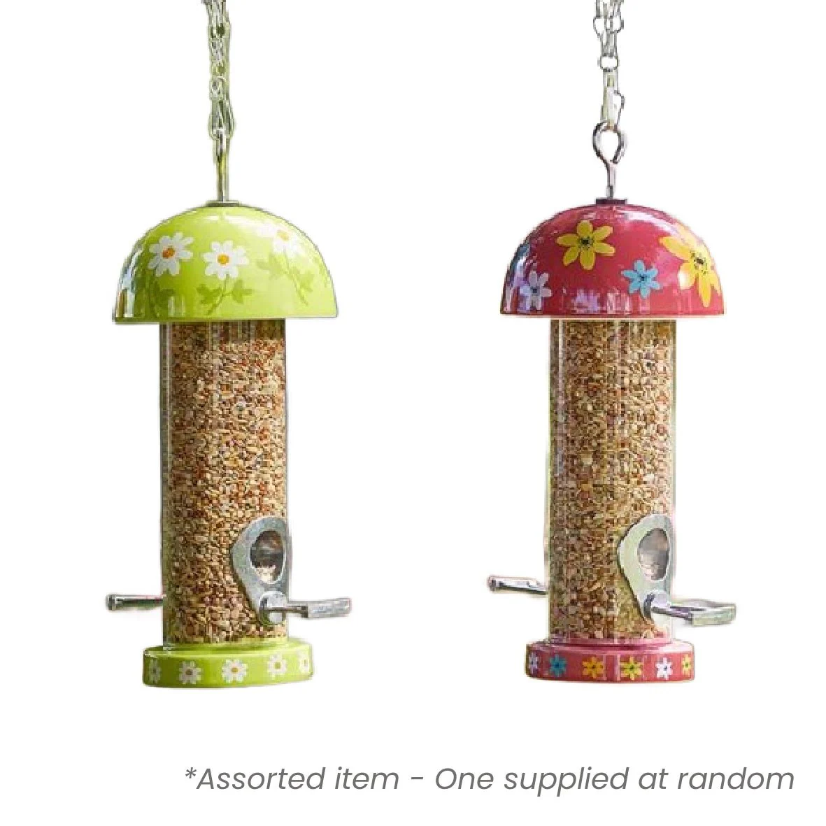 Flamboya Flowers Bird Seed Feeder Assorted - One Supplied*