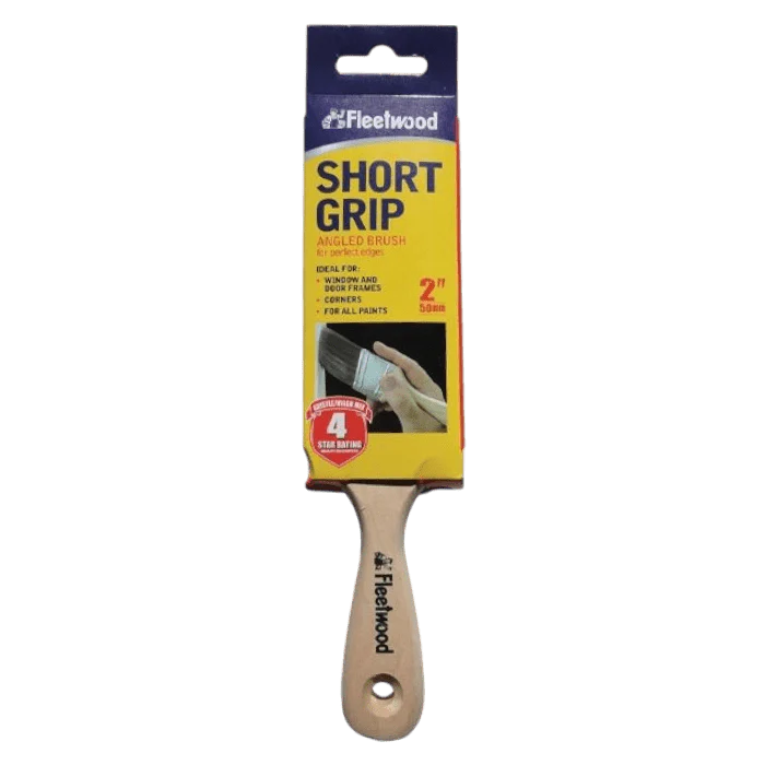 Fleetwood 2" Short Grip Angled Paint Brush