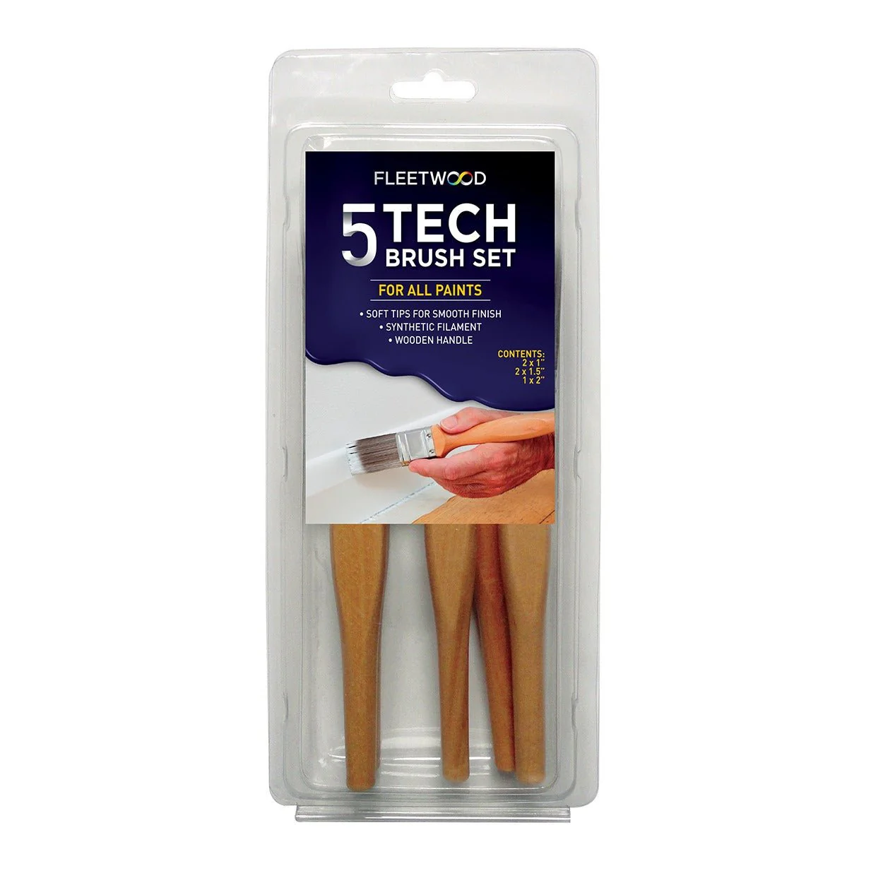Fleetwood 5 Piece Tech Brush Set