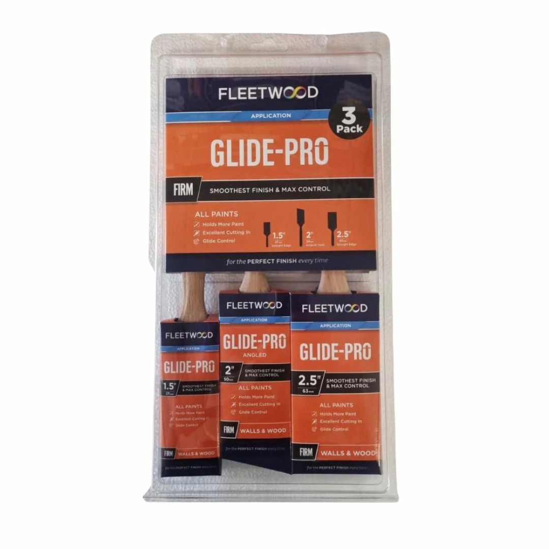 Fleetwood Glide Pro 3 Piece Brush Set