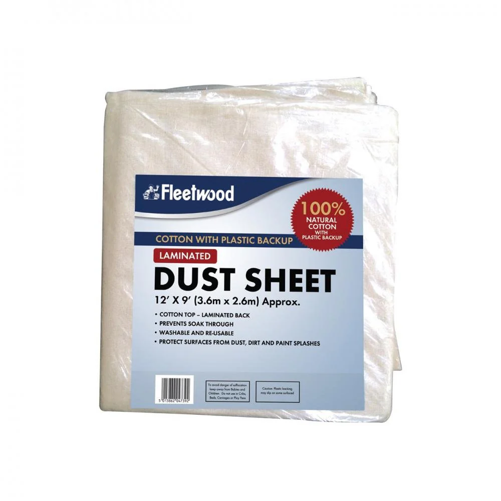 Fleetwood Laminated Dust Sheet - 3.6 x 2.6m
