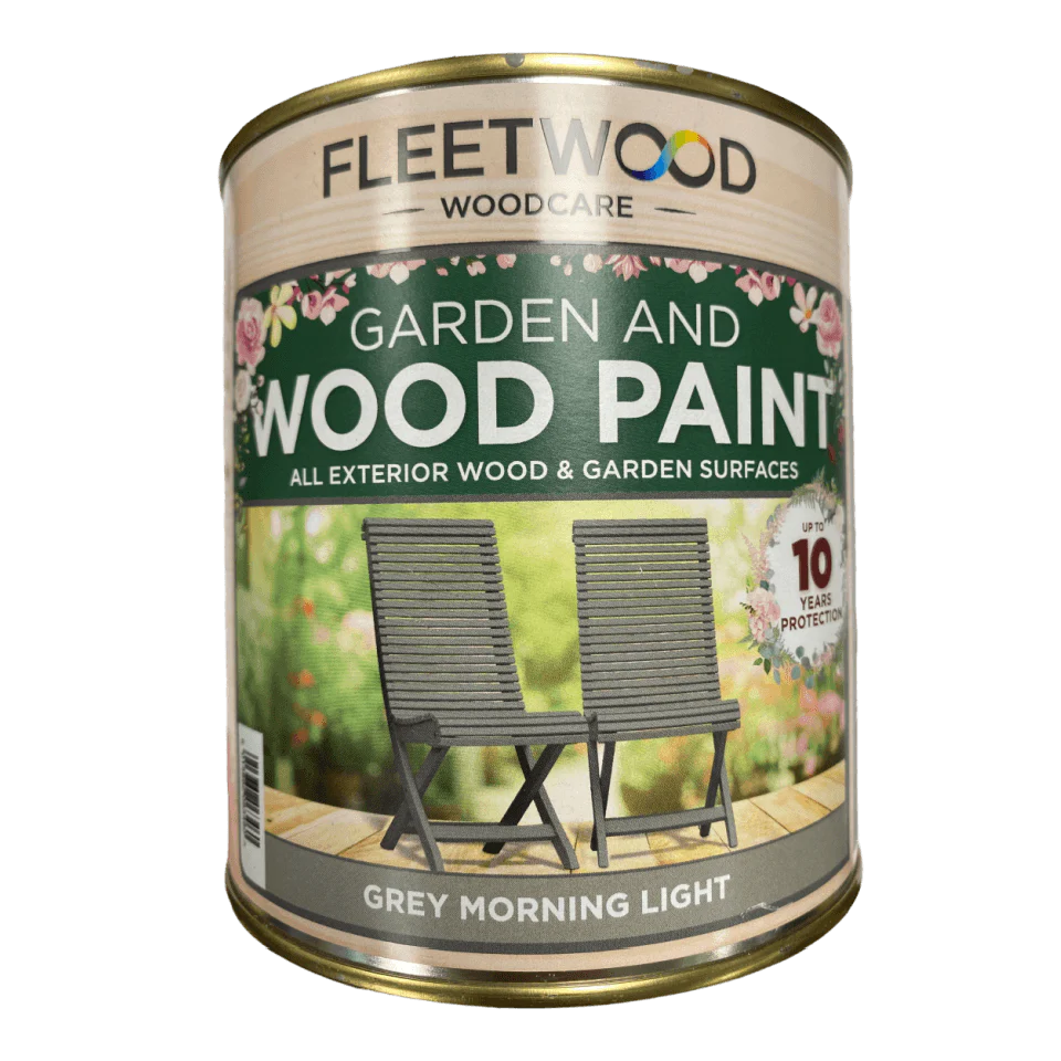 Fleetwood Superflex Garden & Wood Paint Grey Morning Light 1Ltr