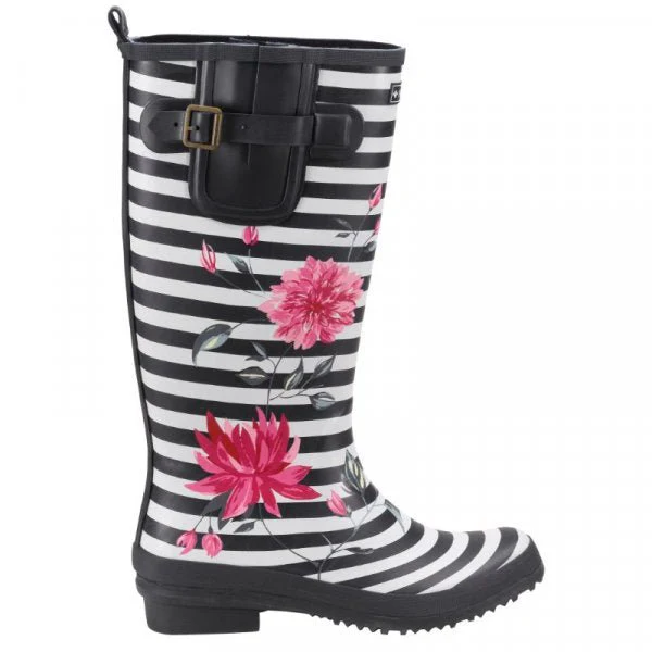 Fleurs Rubber Wellington Boots Size 4 - Image 2