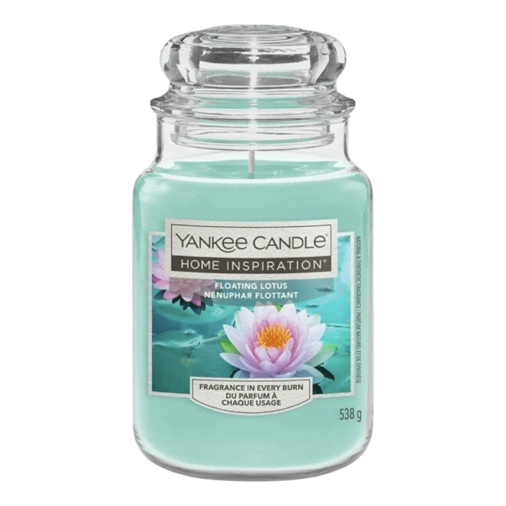 Floating Lotus Home Inspirations Large Yankee Candle 538g