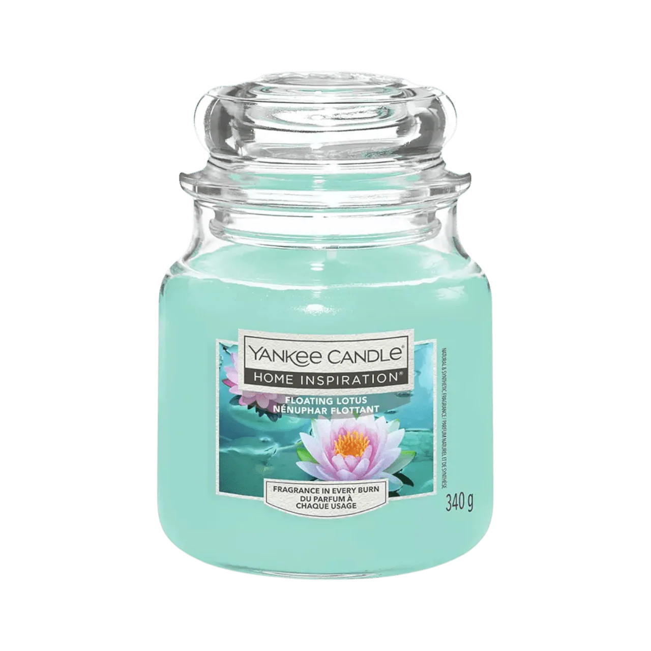 Floating Lotus Home Inspirations Medium Yankee Candle 340g - Image 2