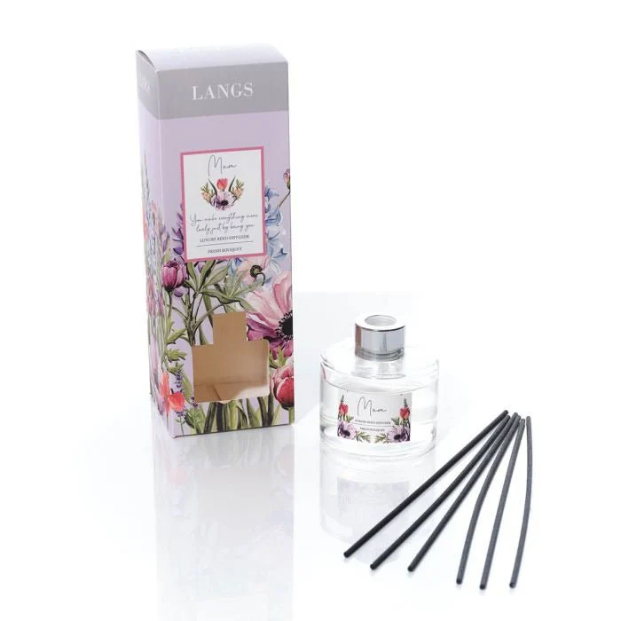 Floral Serenade Reed Diffuser Mum Lovely You Fresh Bouquet 100ml - Image 2