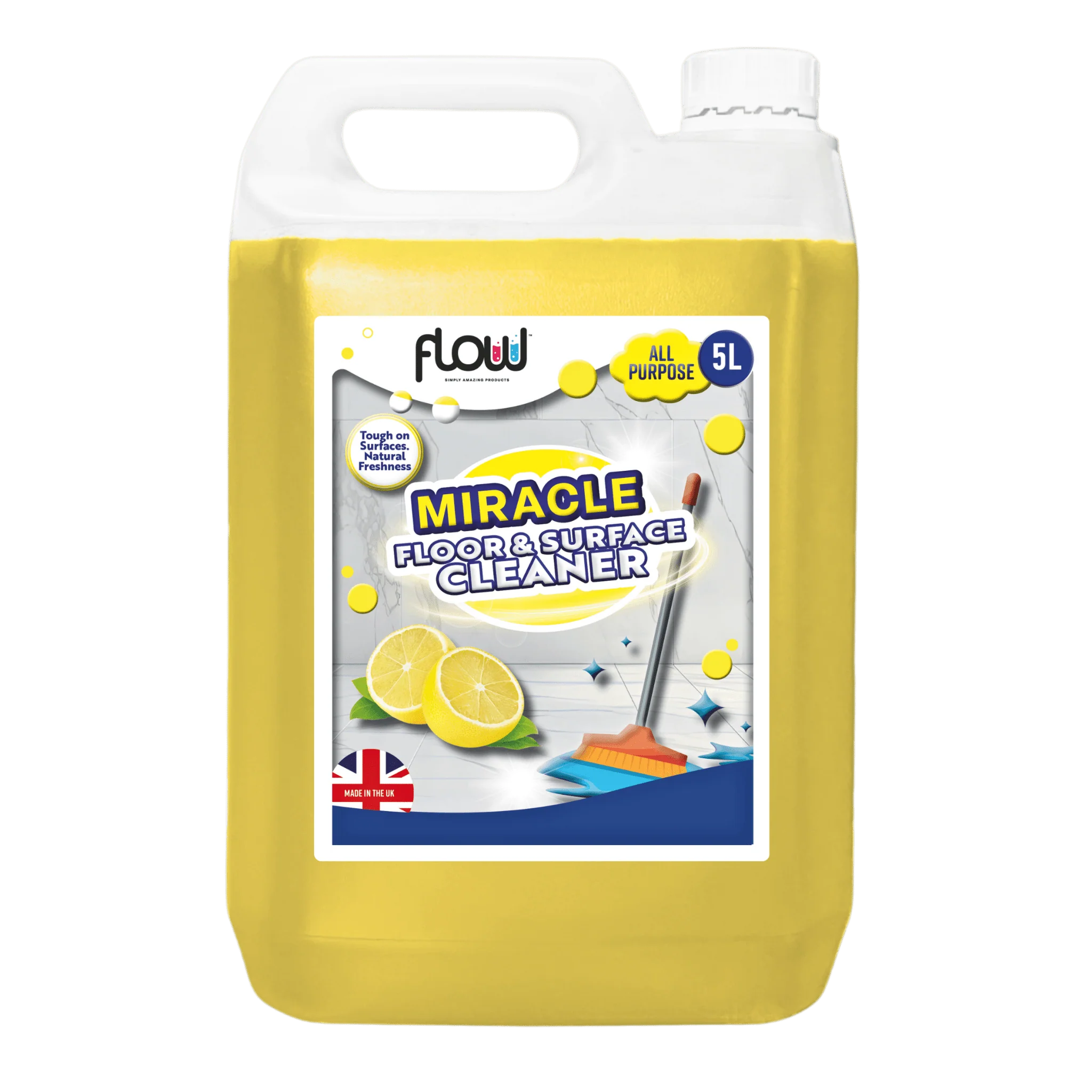 Flow Lemon Floor & Surface Cleaner 5 Litres