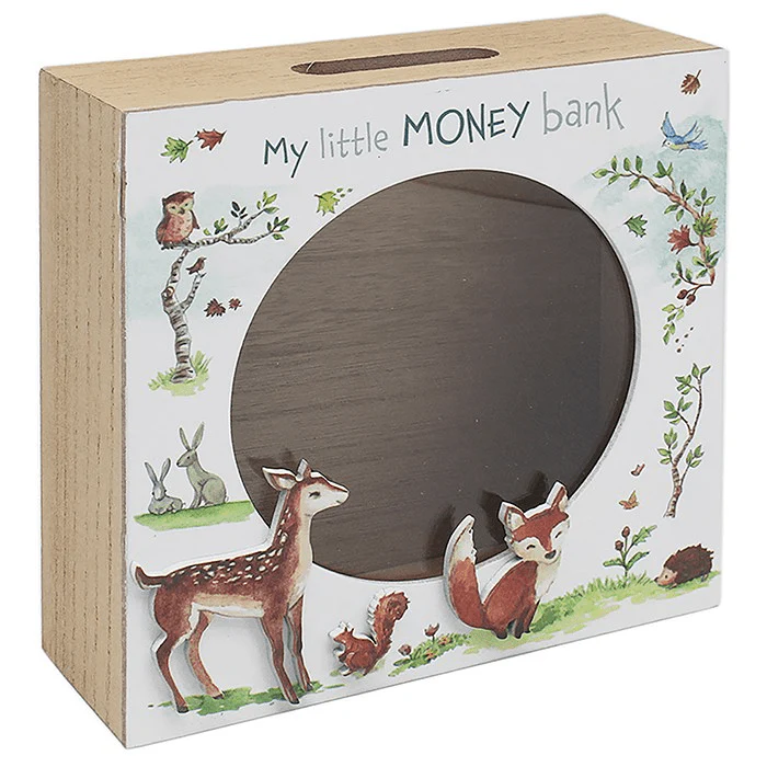 Forest Friends Money Box Savings Bank
