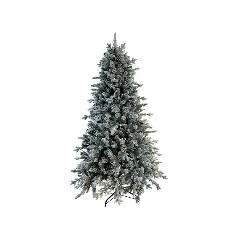 Frosted Dorchester Pine Slim Feel Real Christmas Tree 7.5ft (2.2m)