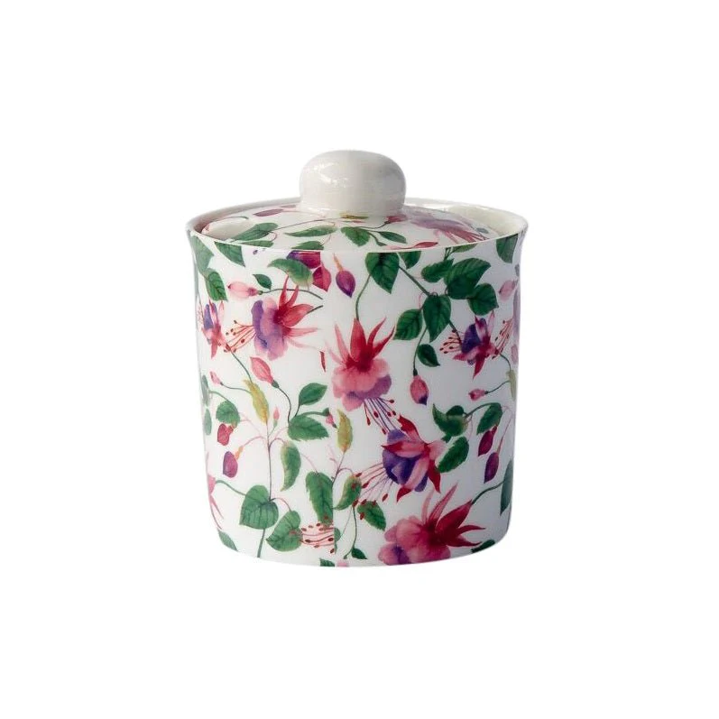 Fuchsia Covered Sugar Bowl
