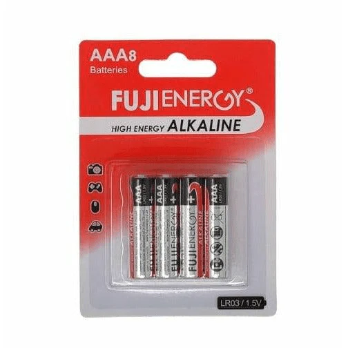 FujiEnergy 1.5V AAA High Energy Alkaline Batteries 8pk