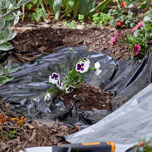 G30 Pro Mulch Sheet, Silver/Black, 1m x 10m - Image 2