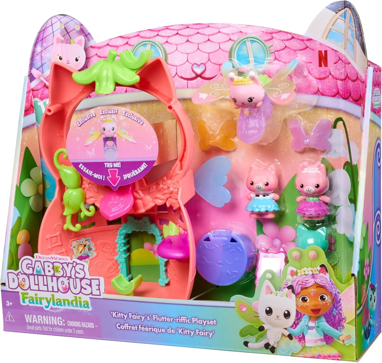 Gabby's Dollhouse: Kitty Fairy`s Flutter-riffic Playset - Image 6