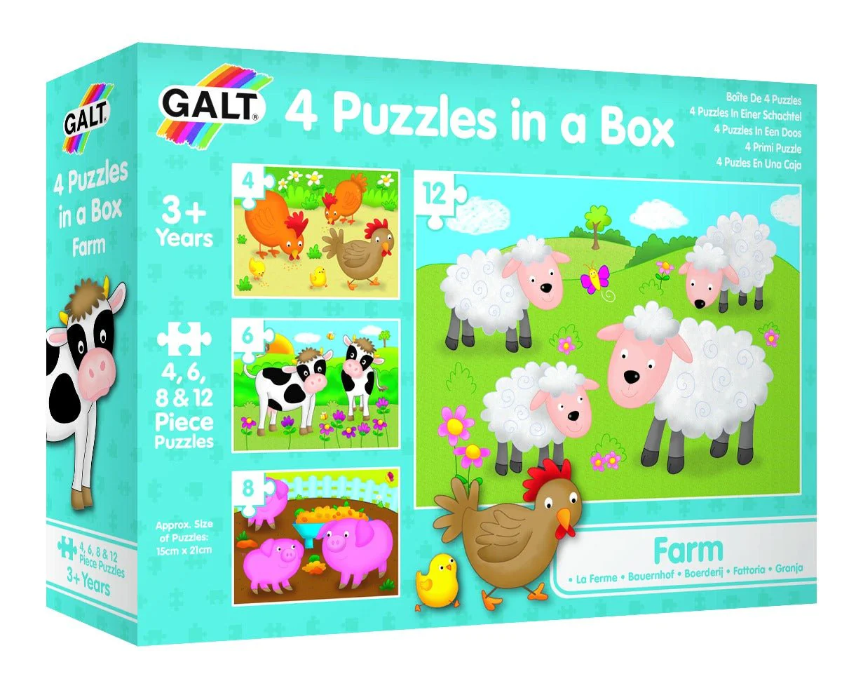 Galt 4 in a Box - Farm Jigsaw Puzzle