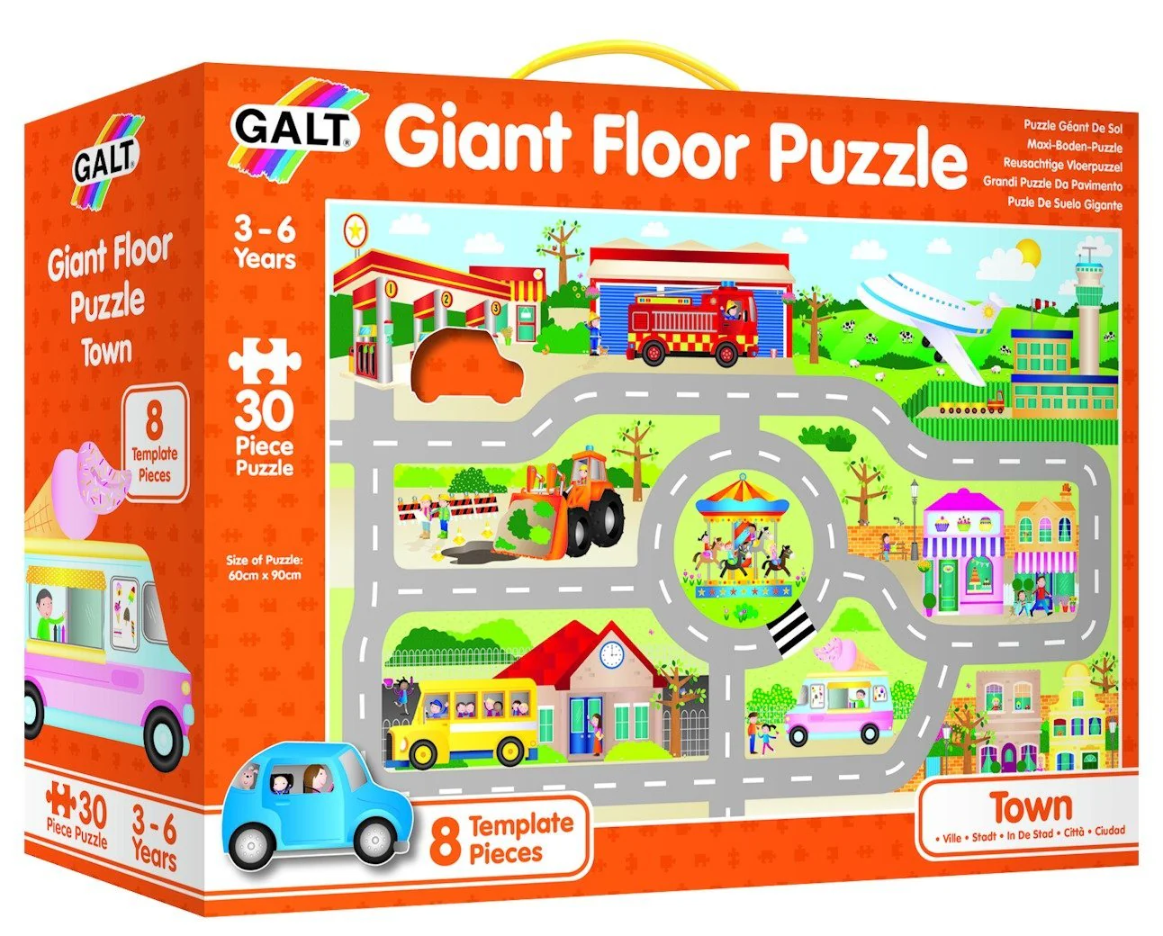 Galt Giant Floor Puzzle Town