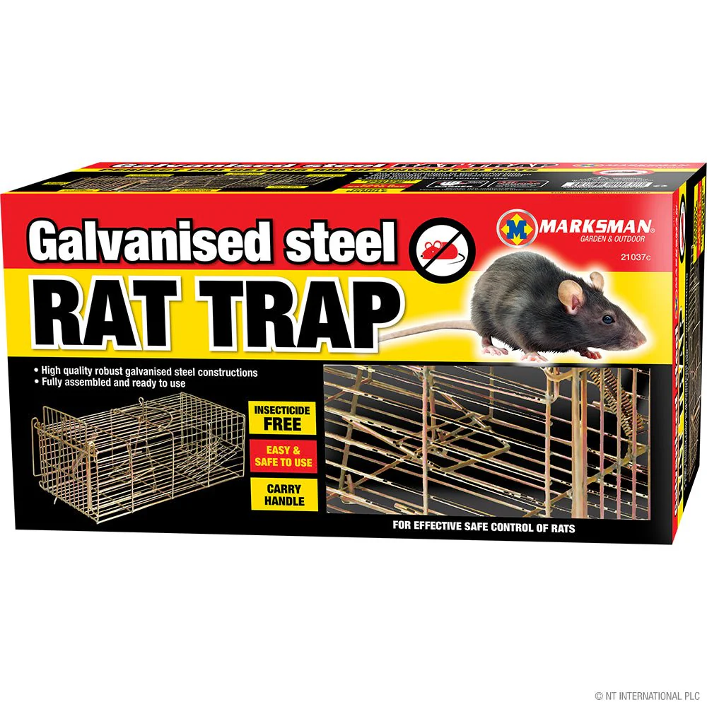 Galvanised Steel Rat Trap / Rat Cage