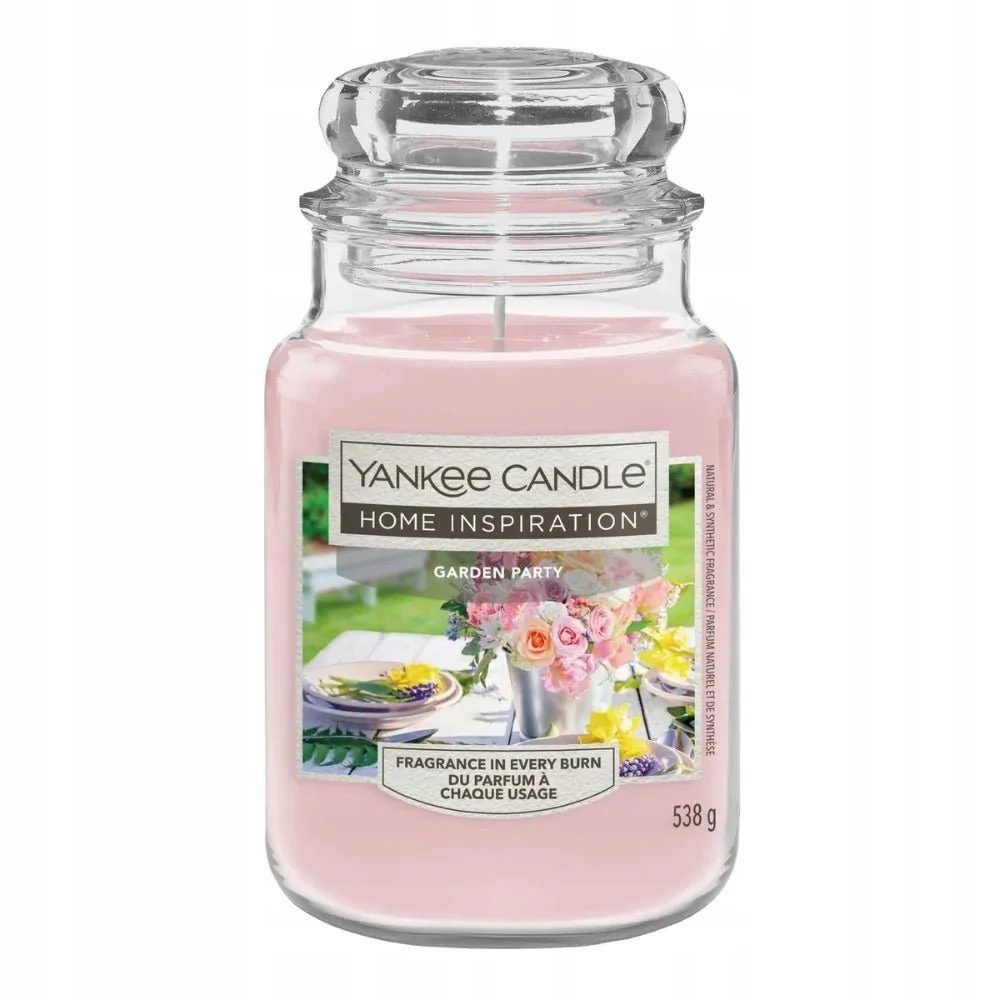 Garden Party Home Inspirations Large Yankee Candle 538g