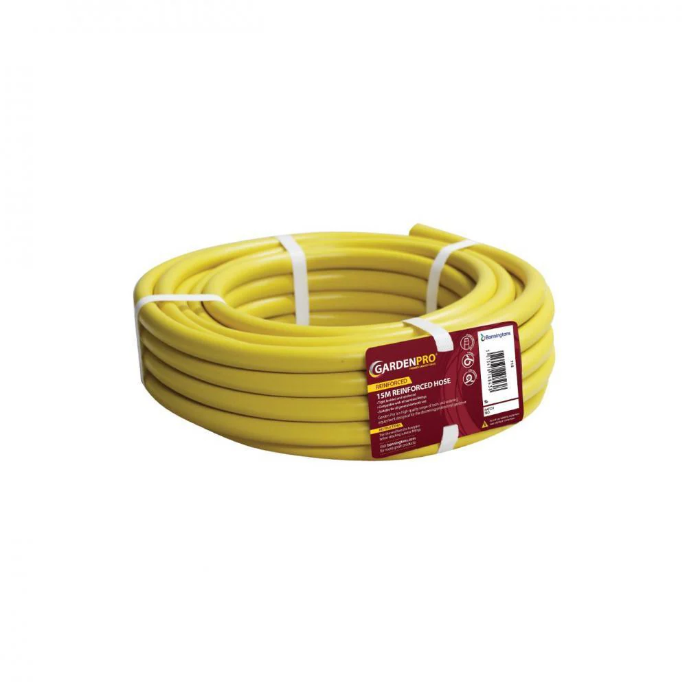 Garden Pro Yellow Reinforced Garden Hose - 15m - Image 2