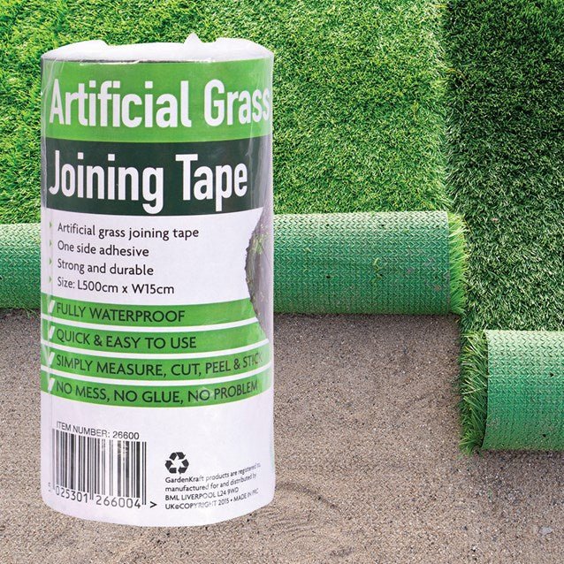 GardenKraft Joint Tape for Artificial Grass – 5m x 15cm