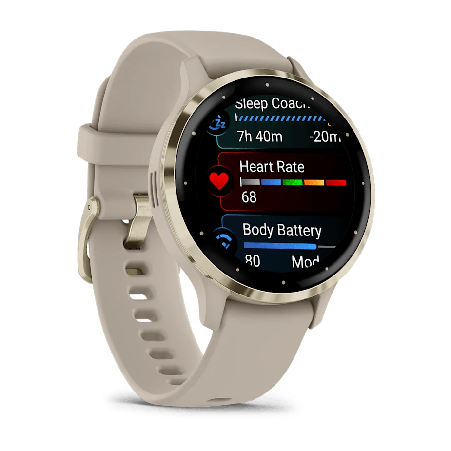 Garmin Venu 3S 41mm Smart Watch – Soft Gold/French Grey | 49-GAR-010-02785-02 - Image 4