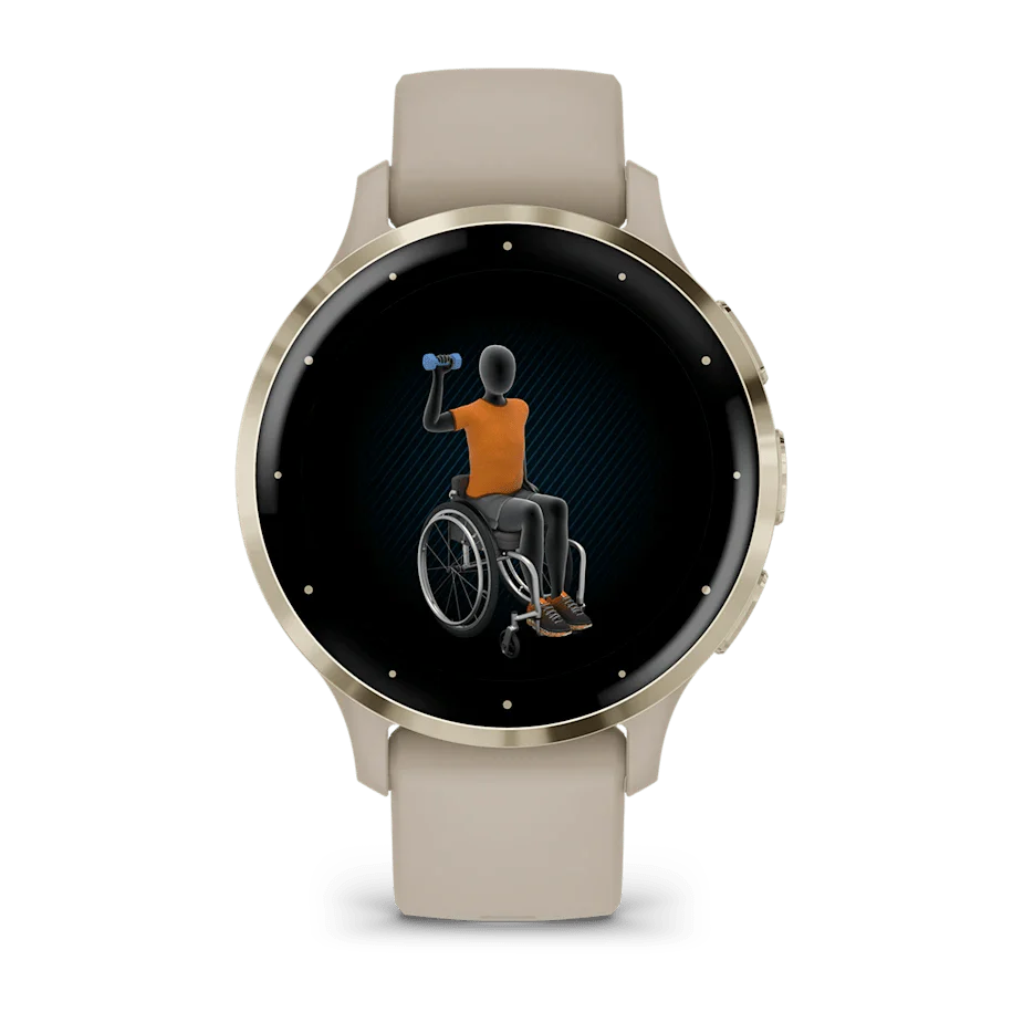 Garmin Venu 3S 41mm Smart Watch – Soft Gold/French Grey | 49-GAR-010-02785-02 - Image 5