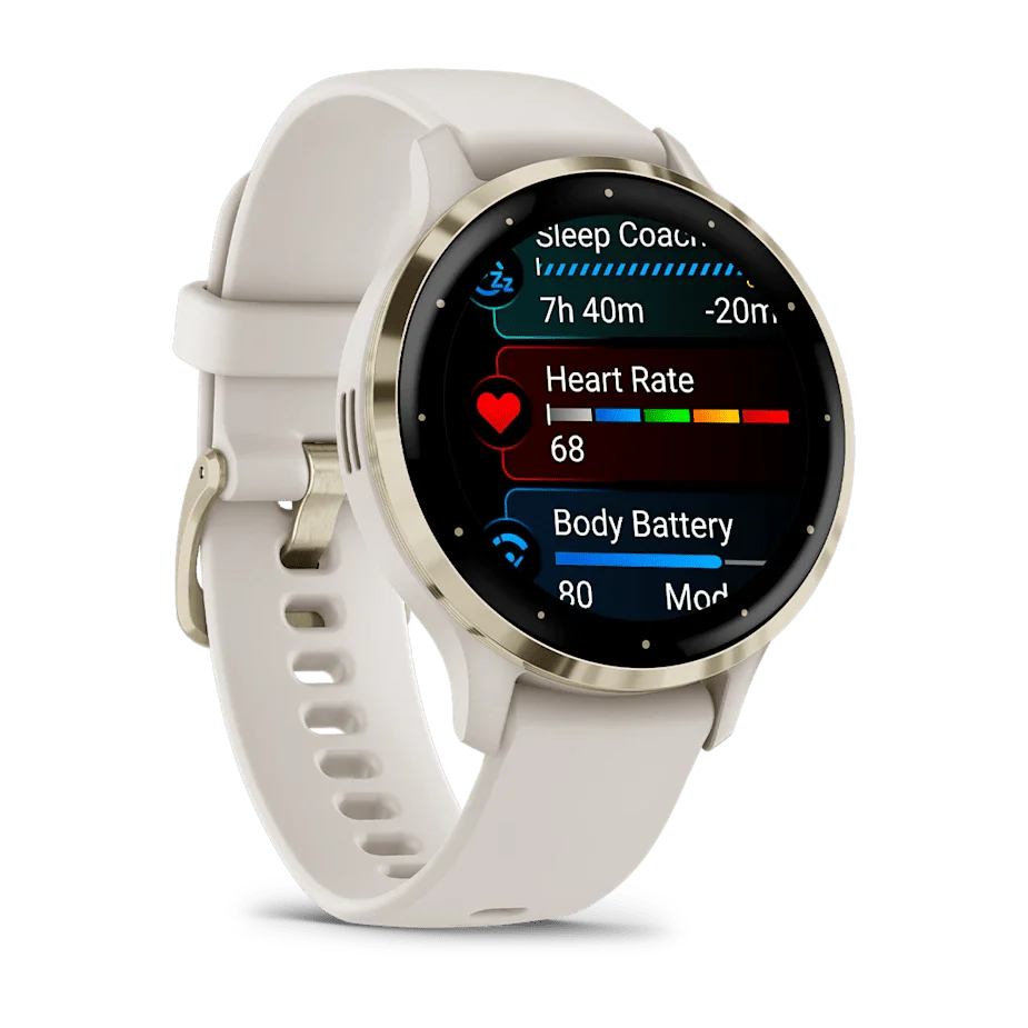 Garmin Venu 3S 41mm Smart Watch – Soft Gold/Ivory | 49-GAR-010-02785-04 - Image 2